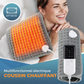 Coussin chauffant électrique – Massage corps complet, micro-velours, 10 températures