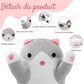Coussin chauffant chat – Massage rapide mains, cou et abdomen