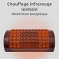 Coussin massant chauffant – Jade et tourmaline, oreiller chauffant pour cou et cervicales