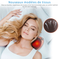 Coussin de massage shiatsu électrique – Massage tête, cou, épaules et dos, 3 vitesses