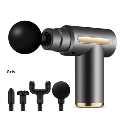 Pistolet de massage portable – Mini appareil de massage des tissus profonds, léger et à vitesses réglables pour tout le corps