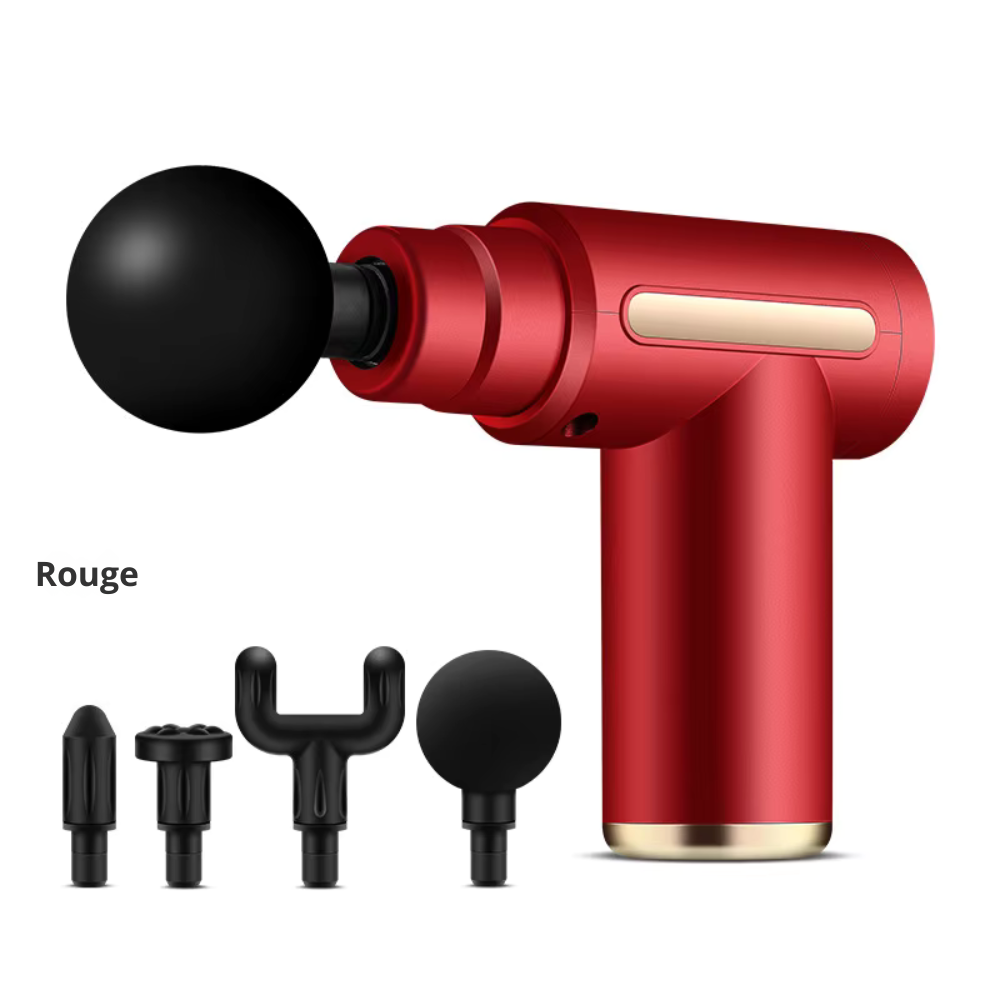 Pistolet de massage portable – Mini appareil de massage des tissus profonds, léger et à vitesses réglables pour tout le corps
