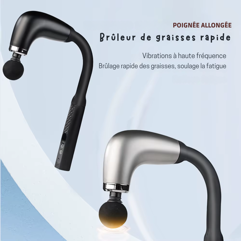 Machine massage électrique – Pistolet de massage fascia intelligent, appareil portatif pour le dos et le corps