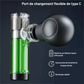 Pistolet de massage musculaire rechargeable – Massage profond à percussion, format compact pour dos, cou et corps