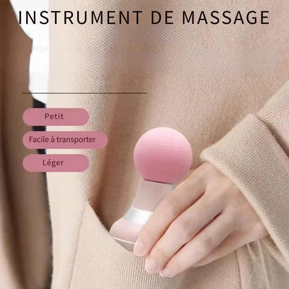 Appareil de massage musculaire portable – Mini pistolet à percussion pour détente des muscles profonds et soulagement des douleurs corporelles