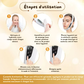 Appareil massage visage – Appareil V lifting électrique avec EMS, 6 modes et 8 niveaux pour raffermissement, double menton et soin facial