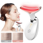 Appareil pour masser le visage – EMS microcourants, anti-âge, lifting visage et cou avec lumière rouge pour raffermissement et soin de la peau