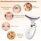 Appareil pour masser le visage – EMS microcourants, anti-âge, lifting visage et cou avec lumière rouge pour raffermissement et soin de la peau