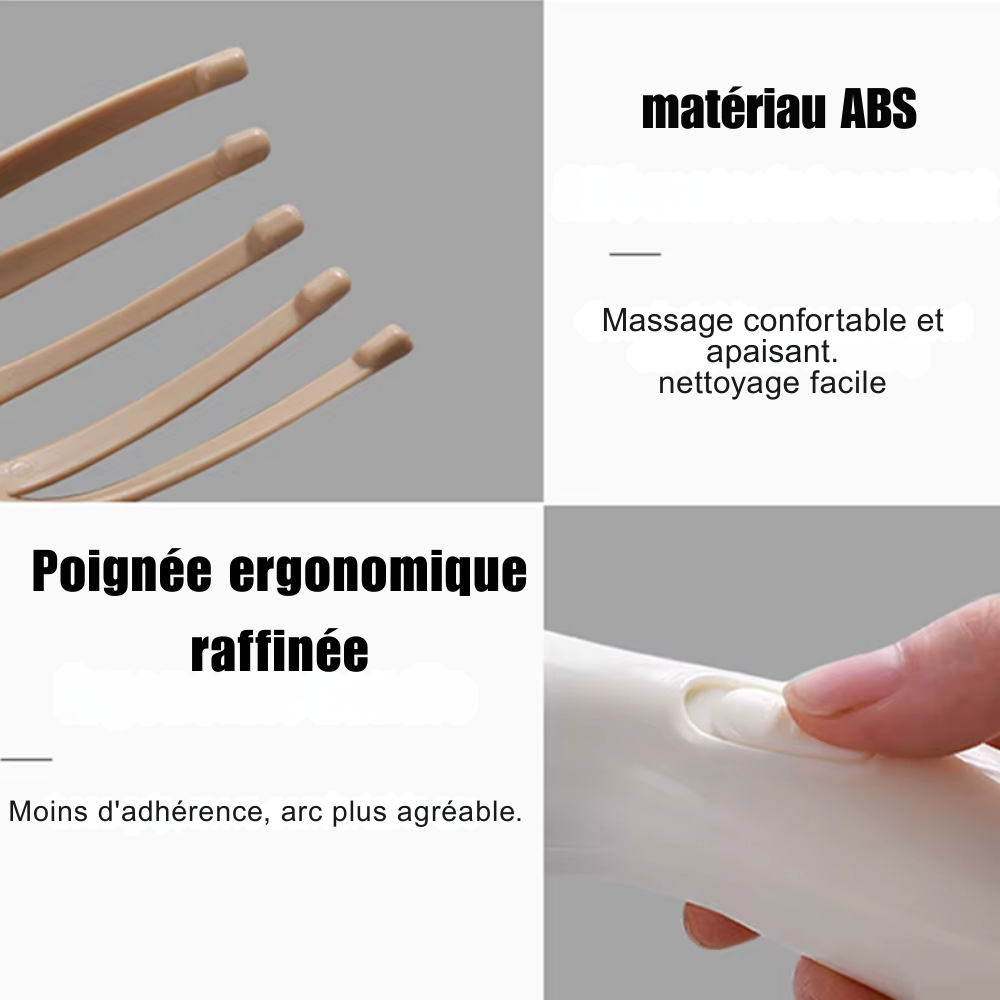 Masseur cuir chevelu électrique à 5 griffes – Appareil de massage relaxant pour la tête, le cuir chevelu et le corps