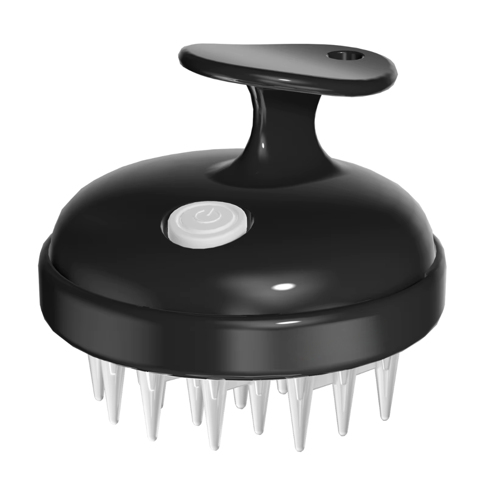 Brosse picot en silicone pour cuir chevelu – Massage doux, croissance des cheveux, élimination des pellicules et shampooing facile