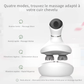 Masseur cuir chevelu électrique – Pétrissage et vibration multifonction, étanche et portable
