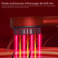 Brosse massage cuir chevelu électrique – Vibration, lumière rouge, croissance des cheveux et applicateur d’huile