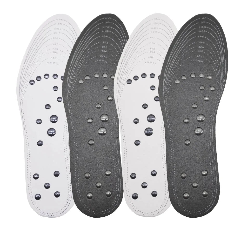 Semelle magnétique unisexe – 18 aimants, massage par acupression, coussinets pour chaussures, semelles thérapeutiques et amincissantes