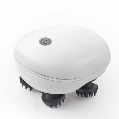 Masseur cuir chevelu électrique portable – Pétrissage et vibration pour détente et relaxation, rechargeable