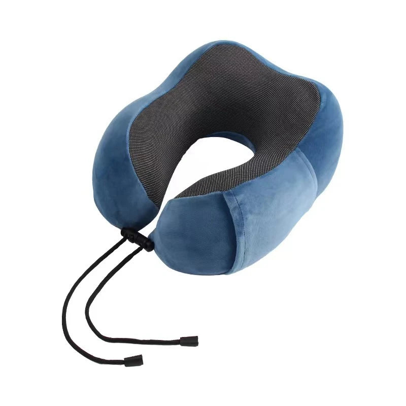 Coussin relaxant – Oreiller cervical en mousse à mémoire en U pour voyage et massage du cou