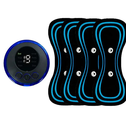 Masseur nuque électrique EMS – 8 modes, 19 niveaux de force, 2/3/4 pièces pour soulagement des muscles et détente