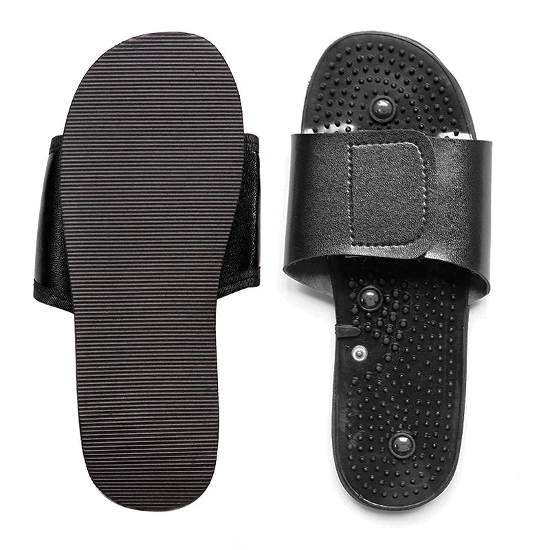 Sandales de réflexologie – Sandales de massage pour pieds, thérapie TENS EMS, relaxation plantaire