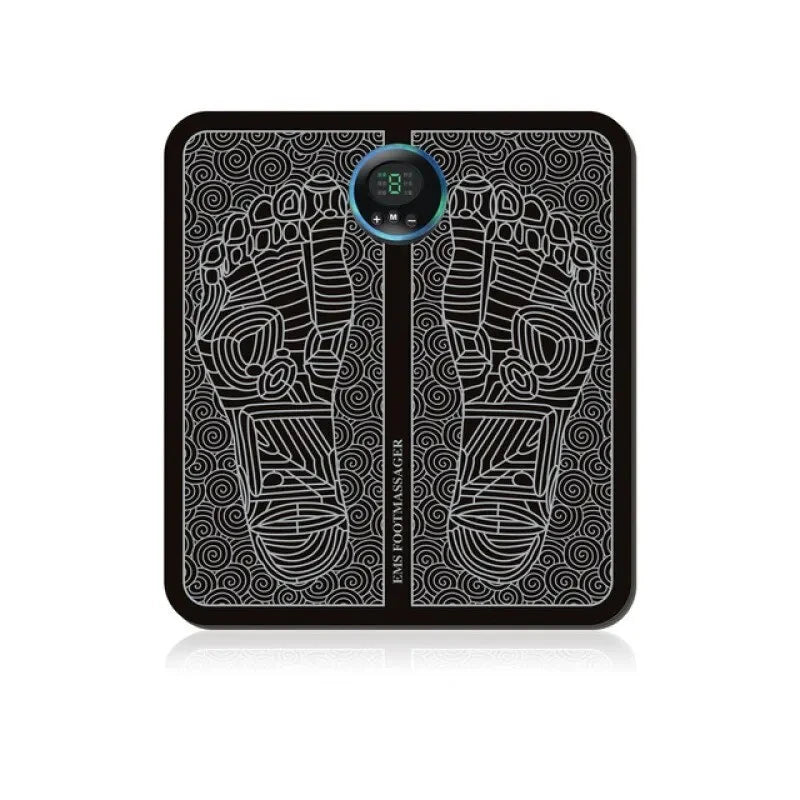 Tapis massage pieds électrique – Massage points d’acupression, circulation sanguine améliorée, 8 modes et 19 niveaux de relaxation