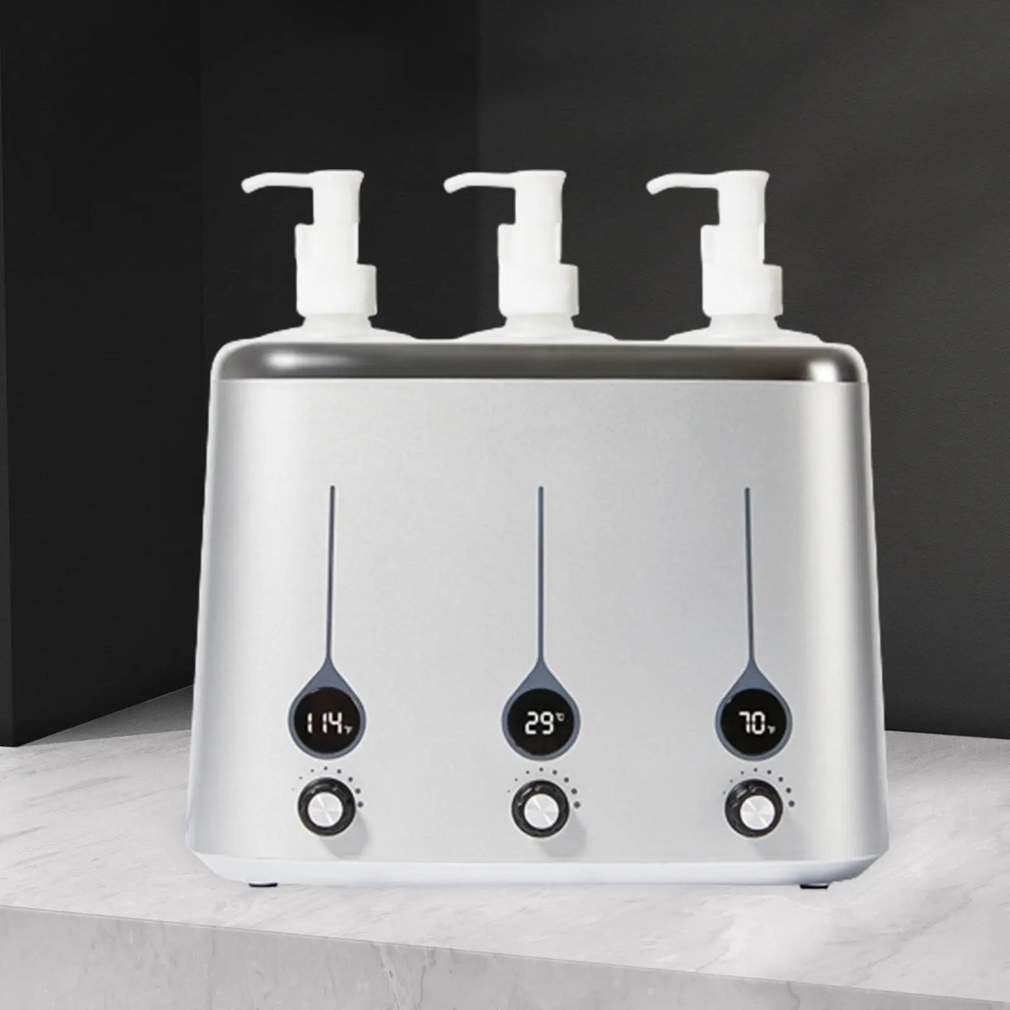 Chauffe-huile massage silencieux LED – chauffage rapide automatique pour SPA et salon