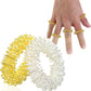 Bracelet d’acupression – Lot de 5 anneaux de massage pour doigts et 2 bracelets pour poignets