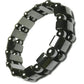 Bracelet d’acupression double Hématite – Soulagement douleurs arthrite, stimulation points d’acupression, bijou énergétique pour hommes et femmes
