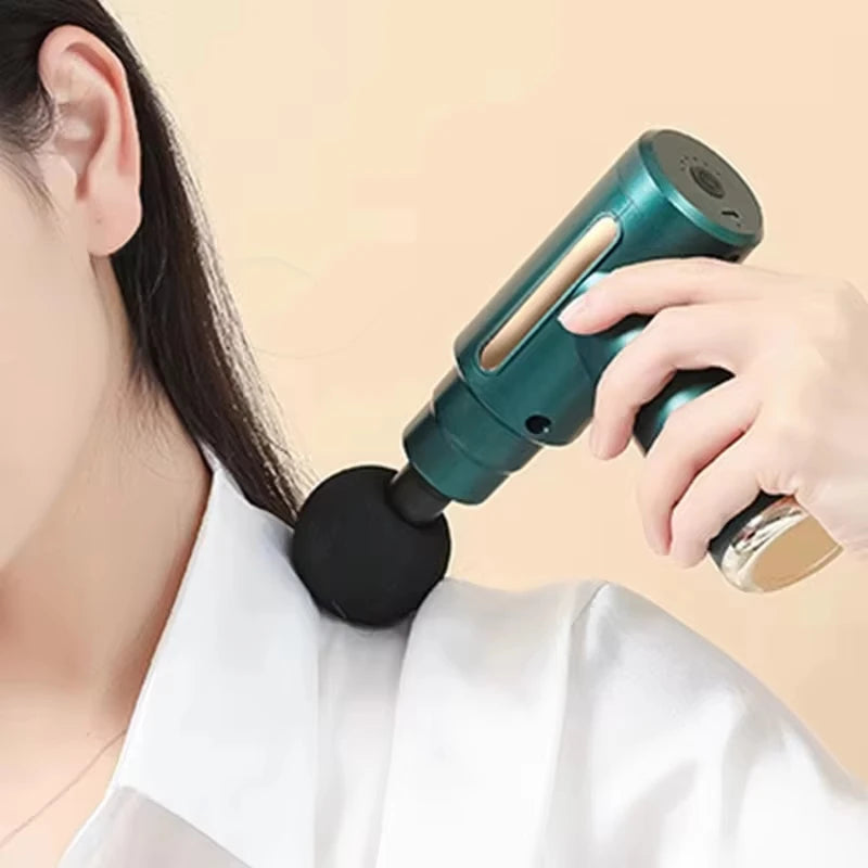 Pistolet de massage portable – Mini appareil de massage des tissus profonds, léger et à vitesses réglables pour tout le corps