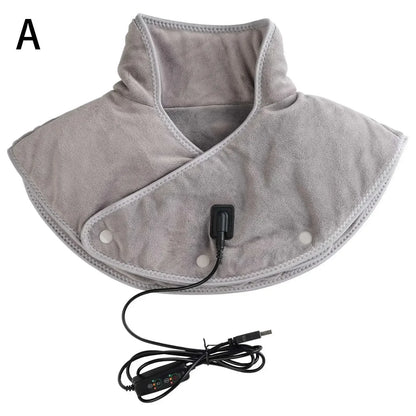 Coussin massant cervicales – Écharpe chauffante électrique pour cou et épaules, 3 niveaux