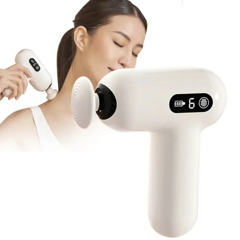 Pistolet de massage musculaire multifonction – Mini fascia gun portable pour détente musculaire et fitness professionnel