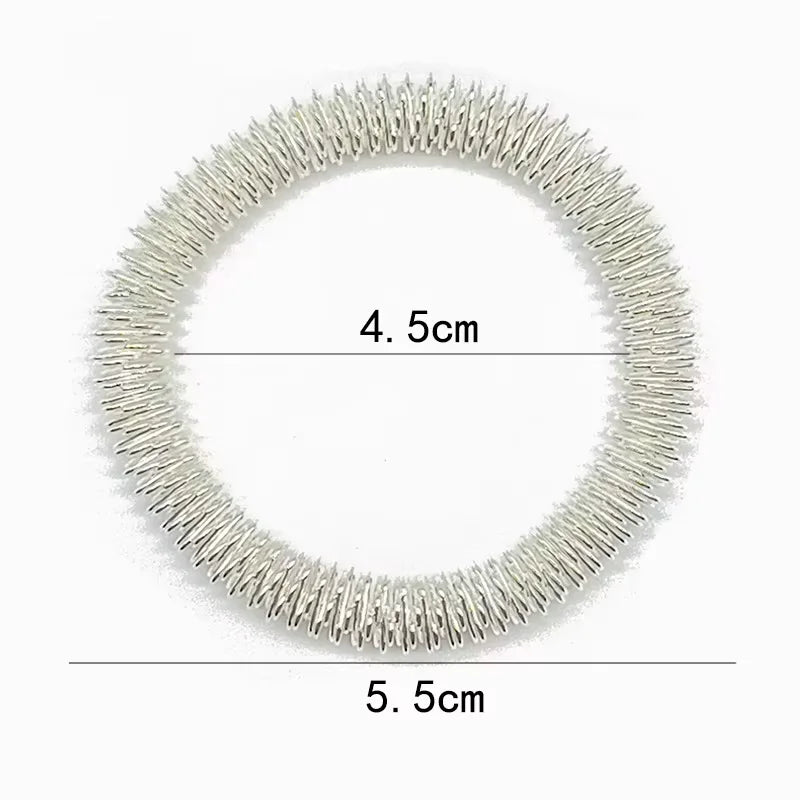 Bracelet d’acupression – Lot de 10 anneaux de massage pour poignets, jouets sensoriels et thérapie anti-stress pour anxiété et autisme