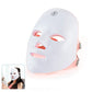 Masque facial LED 7 couleurs sans fil – Appareil de beauté pour raffermir et rajeunir la peau du visage et du cou