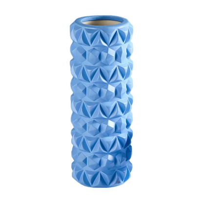 Foam Roller EVA Diamant 3D – Rouleau de massage creux pour yoga, fitness, physiothérapie et rééducation sportive