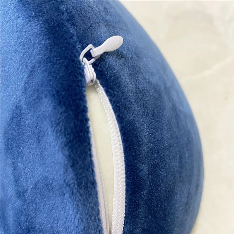 Coussin relaxant – Oreiller cervical en mousse à mémoire en U pour voyage et massage du cou