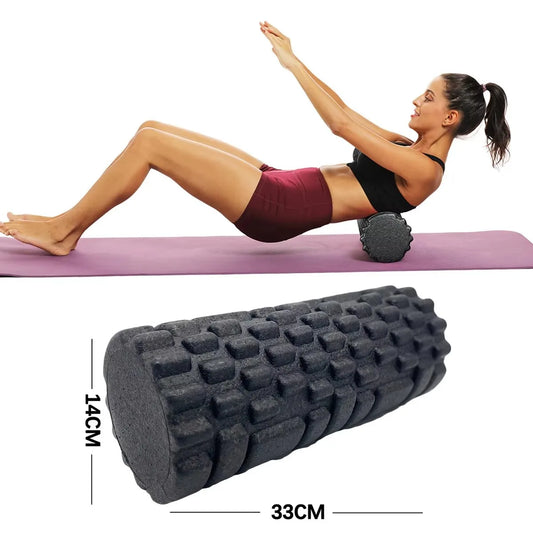 Rouleau massage dos en mousse EPP 30/33 cm – Yoga, fitness et récupération musculaire