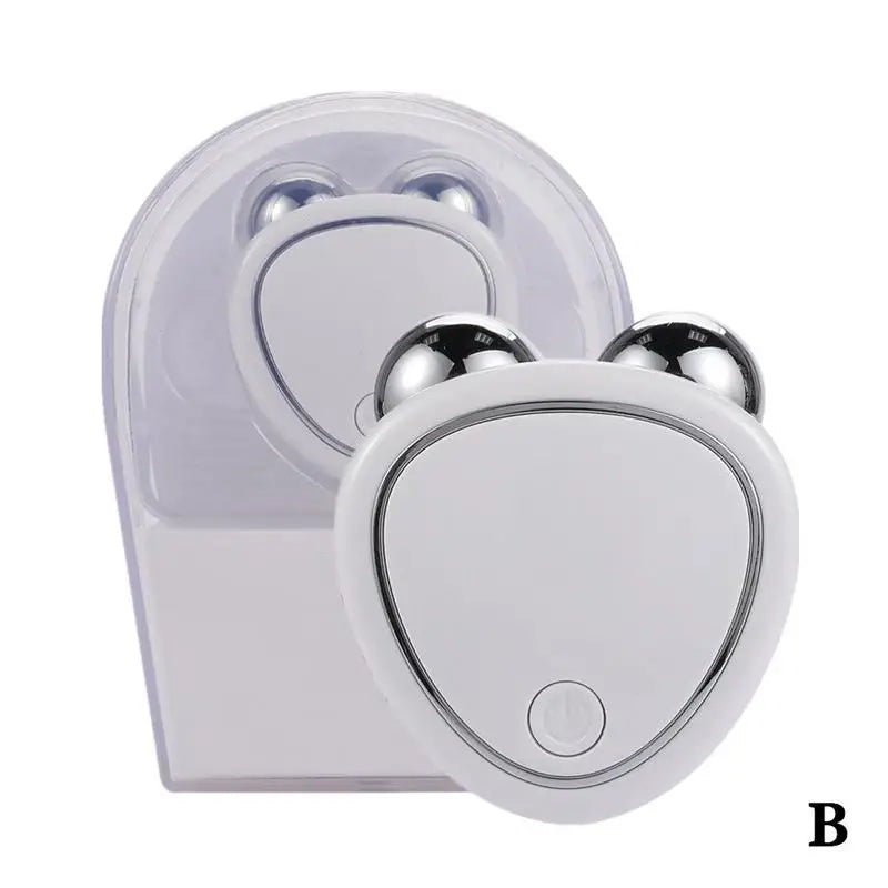 Appareil pour lifting visage EMS – Masseur facial à micro-courants avec rouleau pour raffermissement, rajeunissement et sculpture du visage