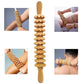 Rouleau de massage dos en bois – Thérapie par le bois, drainage lymphatique et relaxation musculaire profonde