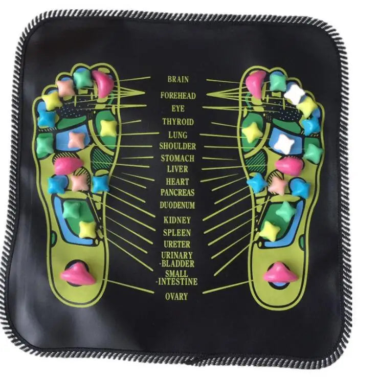Tapis acupression – Tapis de massage des pieds, réflexologie plantaire, soulagement des douleurs et du stress