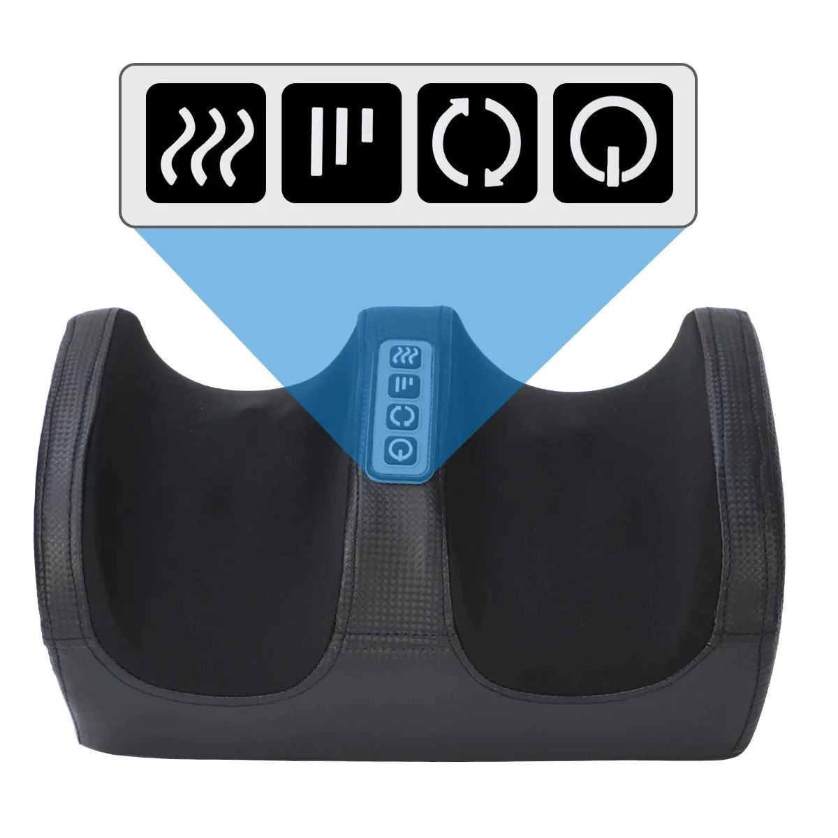 Masseur Pied Électrique – Shiatsu Chauffant, Relaxation Musculaire et Soulagement Fatigue Pieds et Mollets