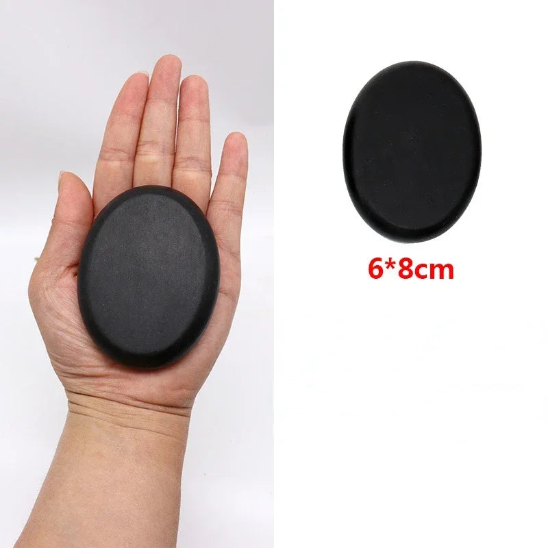 Pierres de massage – Basalte volcanique naturel pour visage et corps, spa et thérapie relaxante