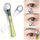 Rouleau Massage Visage Contour des Yeux – Applicateur Crème Anti-Rides en Alliage Doré