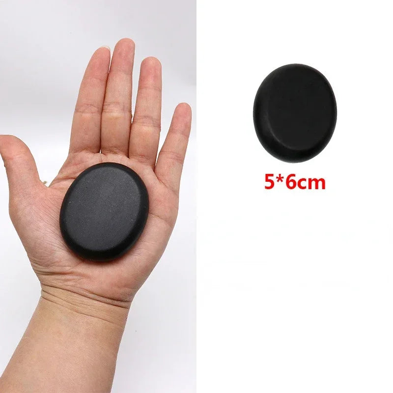 Pierres de massage – Basalte volcanique naturel pour visage et corps, spa et thérapie relaxante