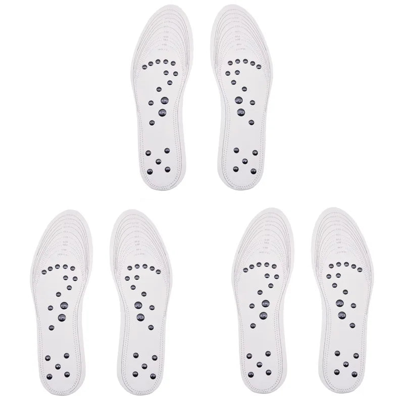 Semelle magnétique unisexe – 18 aimants, massage par acupression, coussinets pour chaussures, semelles thérapeutiques et amincissantes