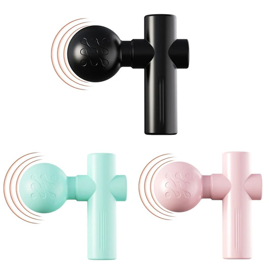 Pistolet de massage musculaire – Mini fascia gun vibrant pour relaxation des muscles, cou et fitness