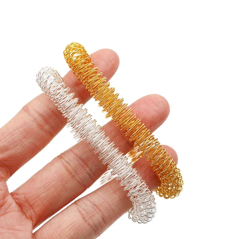 Bracelet d’acupression – Lot de 10 anneaux de massage pour poignets, jouets sensoriels et thérapie anti-stress pour anxiété et autisme