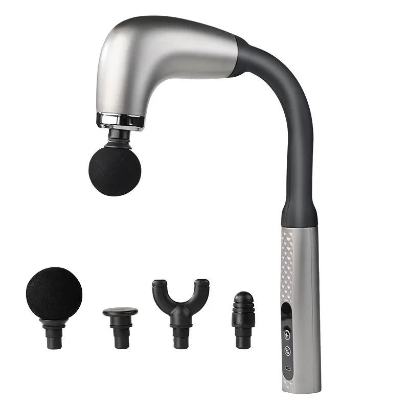 Machine massage électrique – Pistolet de massage fascia intelligent, appareil portatif pour le dos et le corps