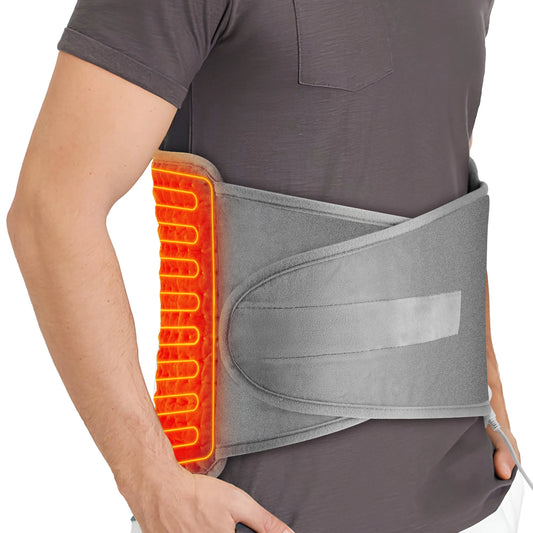 Ceinture lombaire chauffante – Ceinture de soutien électrique pour le dos, chaleur réglable, maintien lombaire et abdominal