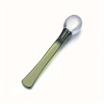 Rouleau Massage Visage Contour des Yeux – Applicateur Crème Anti-Rides en Alliage Doré
