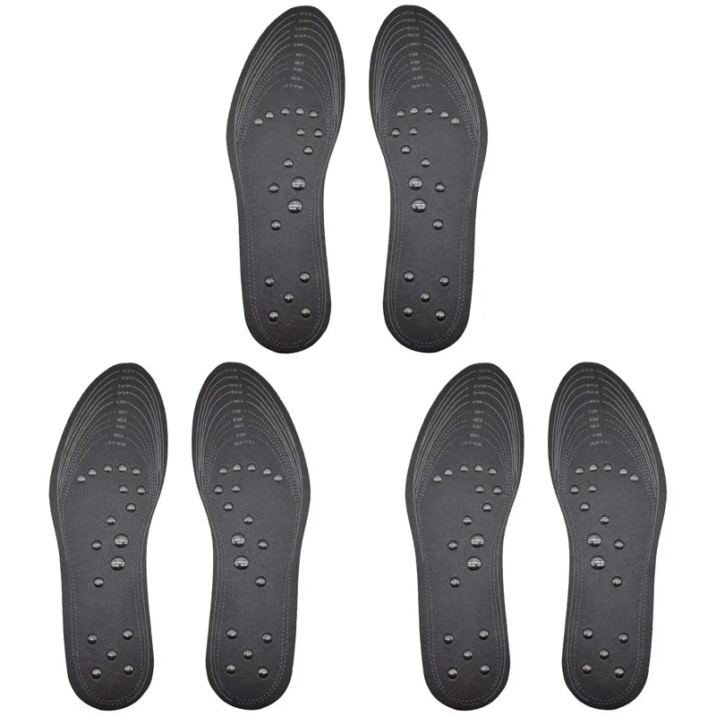 Semelle magnétique unisexe – 18 aimants, massage par acupression, coussinets pour chaussures, semelles thérapeutiques et amincissantes