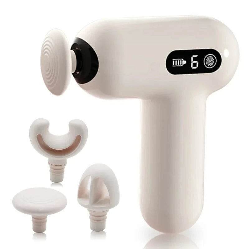 Pistolet de massage musculaire multifonction – Mini fascia gun portable pour détente musculaire et fitness professionnel